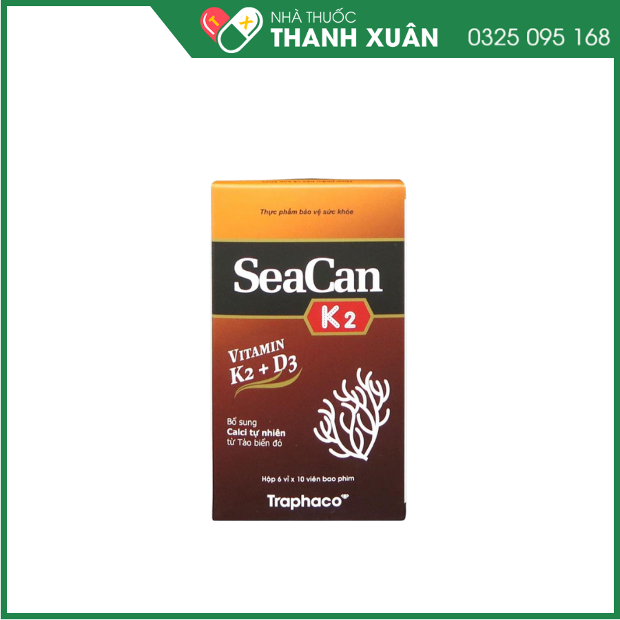 SeaCan K2 bổ sung Calci tự nhiên